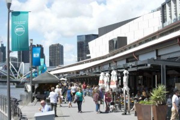 South Wharf Promenade during the day