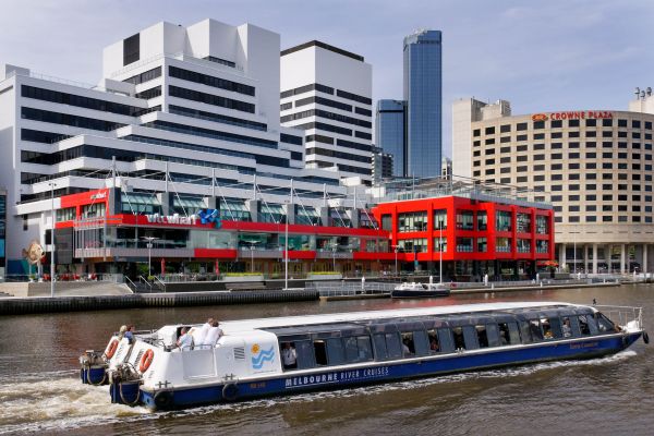 Large, spacious vessels in the Melbourne River Cruises fleet
