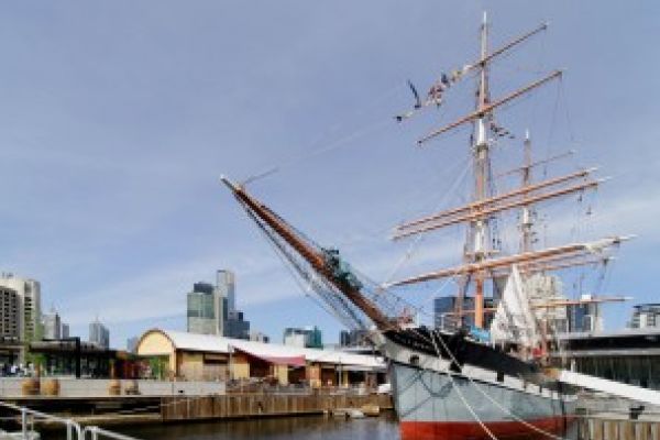 Tall Ship Polly Woodside, South Wharf
