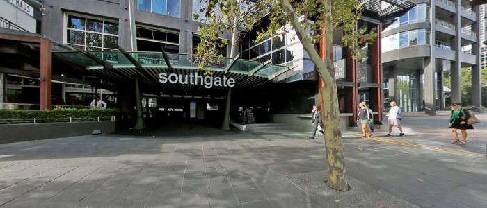 Southgate entrance from the Yarra River