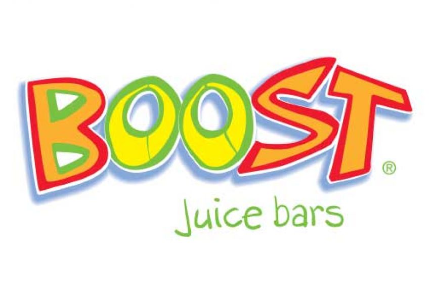 Boost Juice logo, Southgate