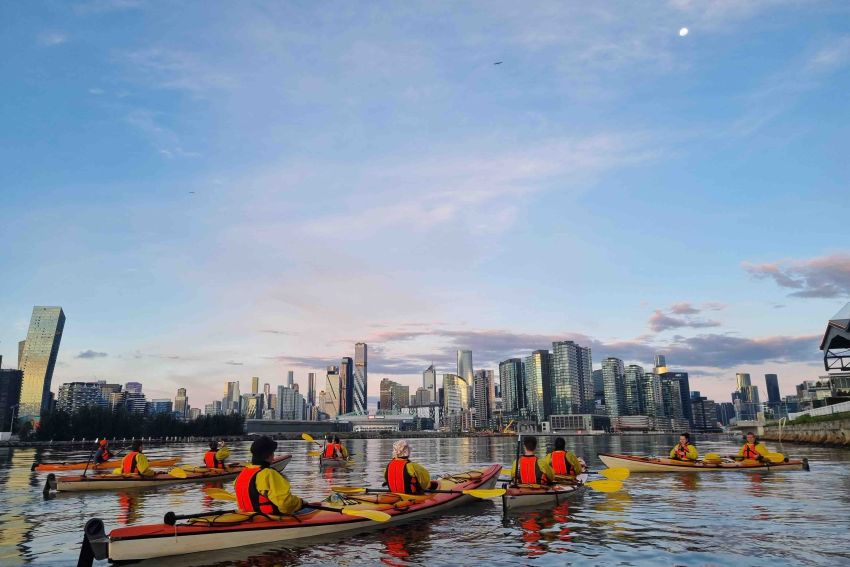 Kayak tour Melbourne City