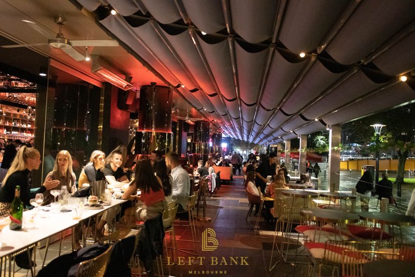 Interior of bar area, Leftbank Melbourne