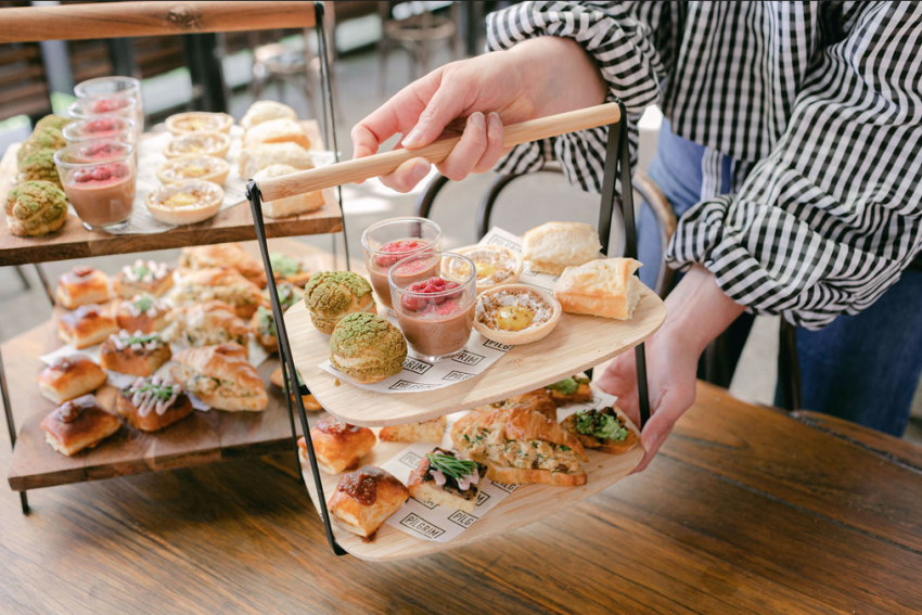 Snacks available at Pilgrim Bar, Federation Wharf