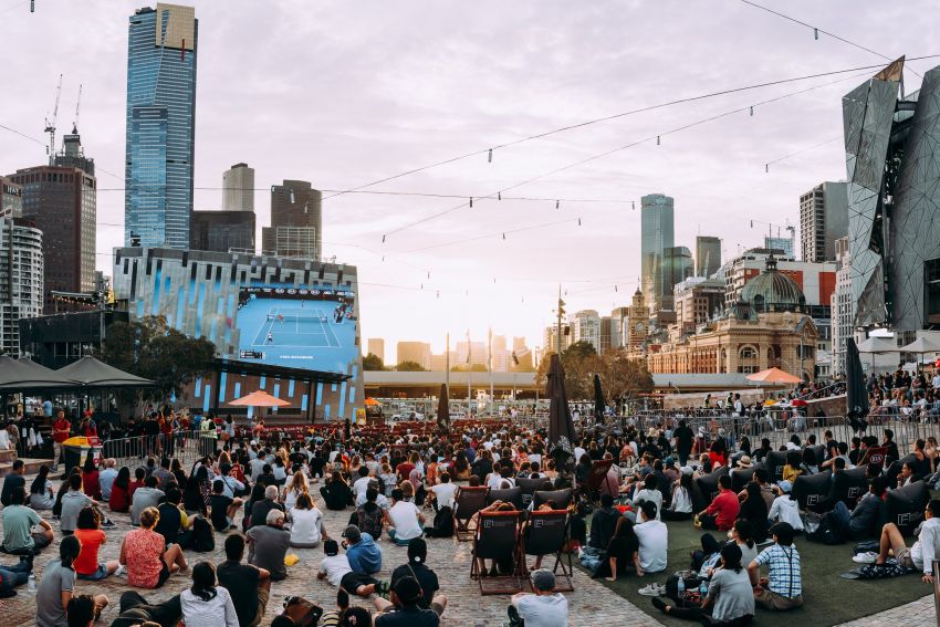 Fed Square external