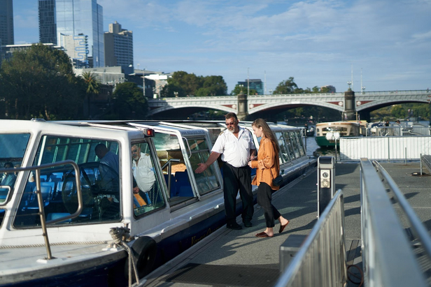 Cruising the Yarra River with Melbourne River Cruises
