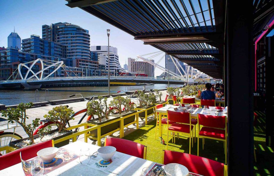 Riverside dining at its best at South Wharf's Bang Pop