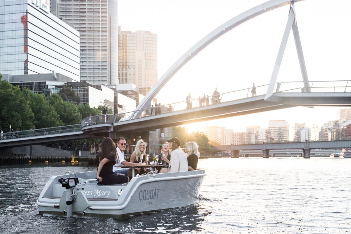 Get up close to Melbourne's landmarks on GoBoat